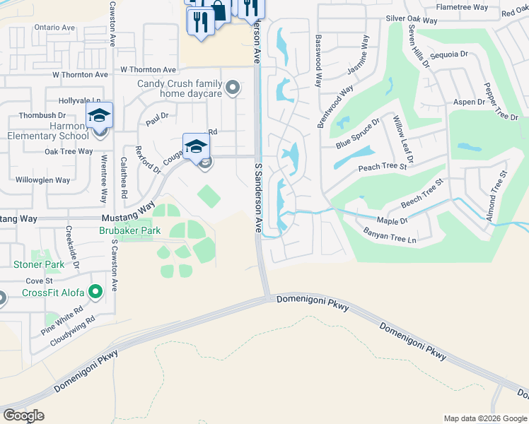 map of restaurants, bars, coffee shops, grocery stores, and more near 1709 Gazebo Lane in Hemet