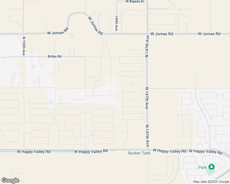 map of restaurants, bars, coffee shops, grocery stores, and more near 14906 West El Cortez Place in Surprise