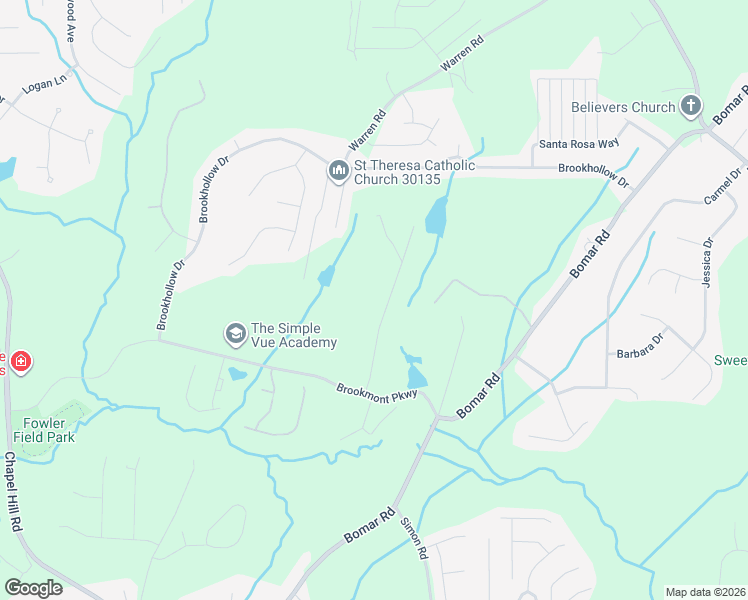 map of restaurants, bars, coffee shops, grocery stores, and more near 3161 Wallace Lake Road in Douglasville
