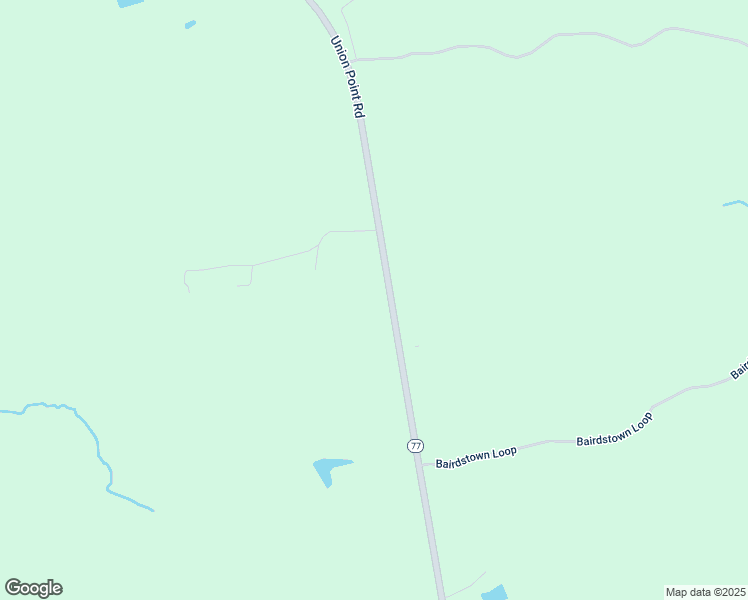 map of restaurants, bars, coffee shops, grocery stores, and more near 3192 Union Point Road in Union Point