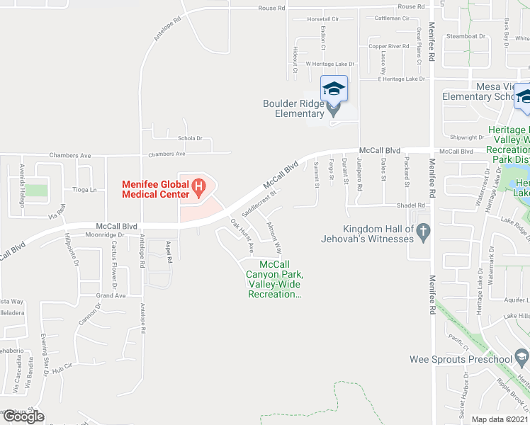 map of restaurants, bars, coffee shops, grocery stores, and more near 28404 Danford Court in Menifee
