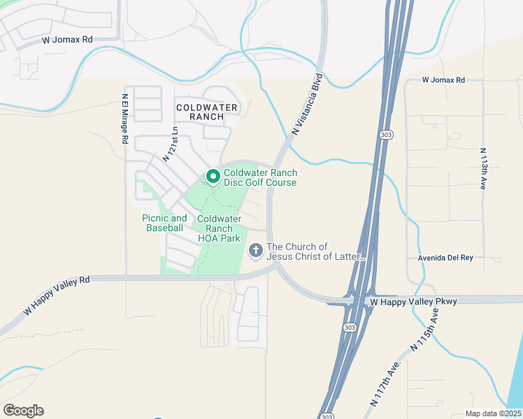 map of restaurants, bars, coffee shops, grocery stores, and more near 11903 West Honeysuckle Court in Peoria