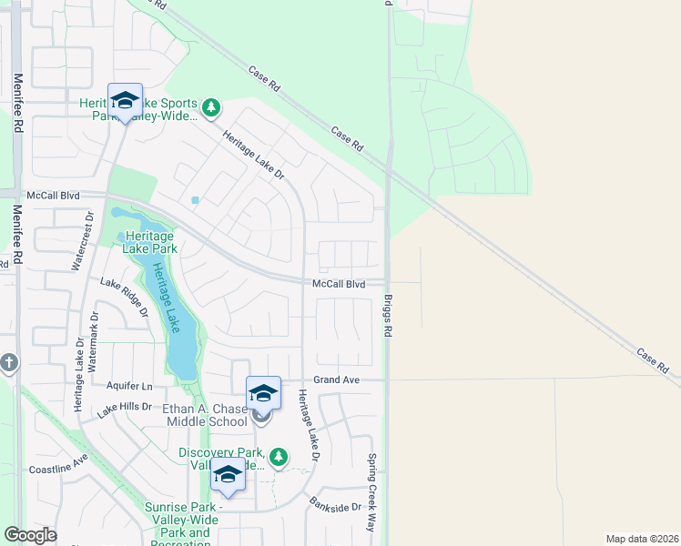 map of restaurants, bars, coffee shops, grocery stores, and more near 29853 Solardo Drive in Menifee