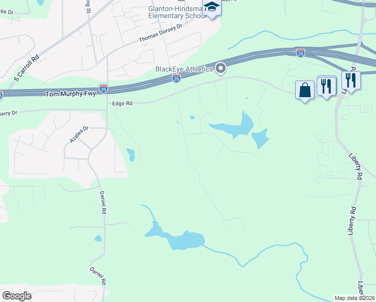 map of restaurants, bars, coffee shops, grocery stores, and more near 150 South Wilson Street in Villa Rica