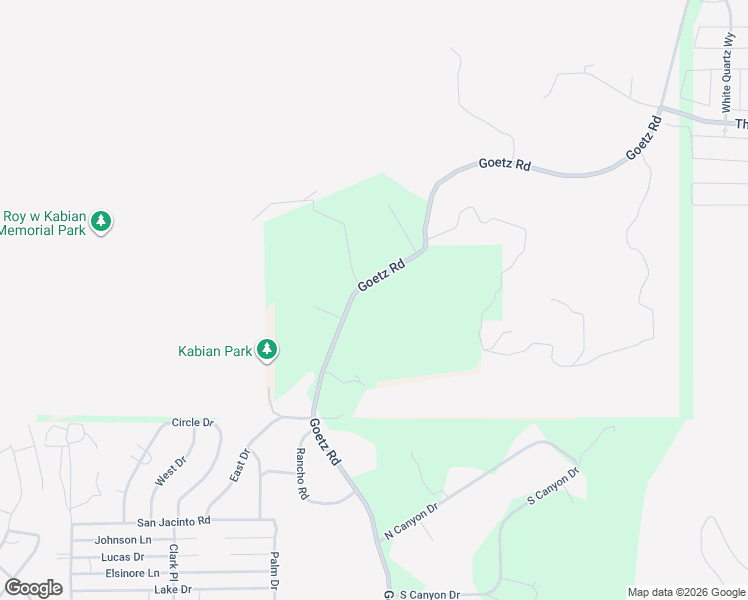 map of restaurants, bars, coffee shops, grocery stores, and more near 27720 Goetz Road in Canyon Lake