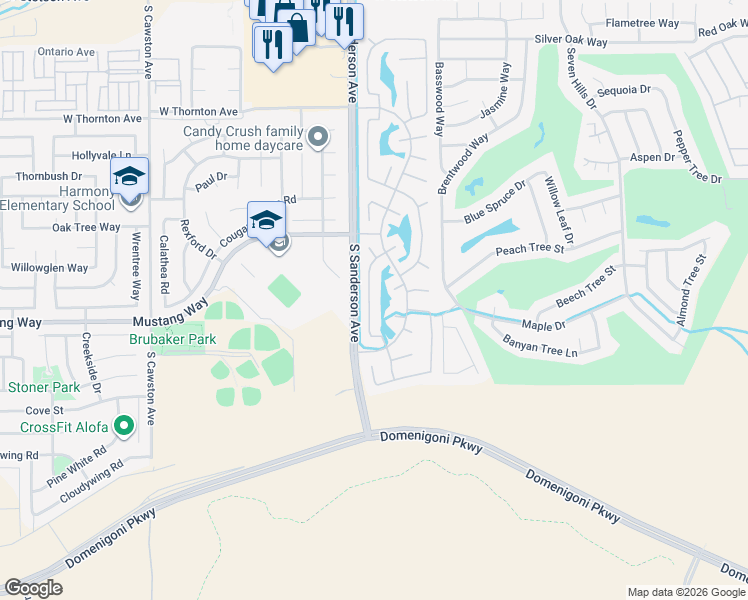 map of restaurants, bars, coffee shops, grocery stores, and more near 1686 Gazebo Lane in Hemet