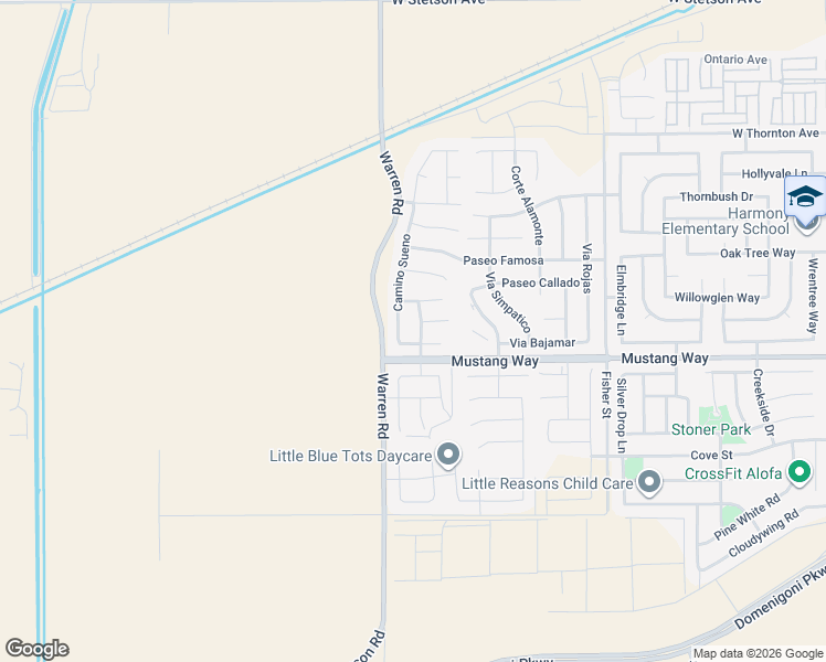 map of restaurants, bars, coffee shops, grocery stores, and more near 1673 Via Borrego in Hemet