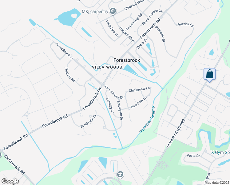 map of restaurants, bars, coffee shops, grocery stores, and more near 441 Forestbrook Drive in Myrtle Beach