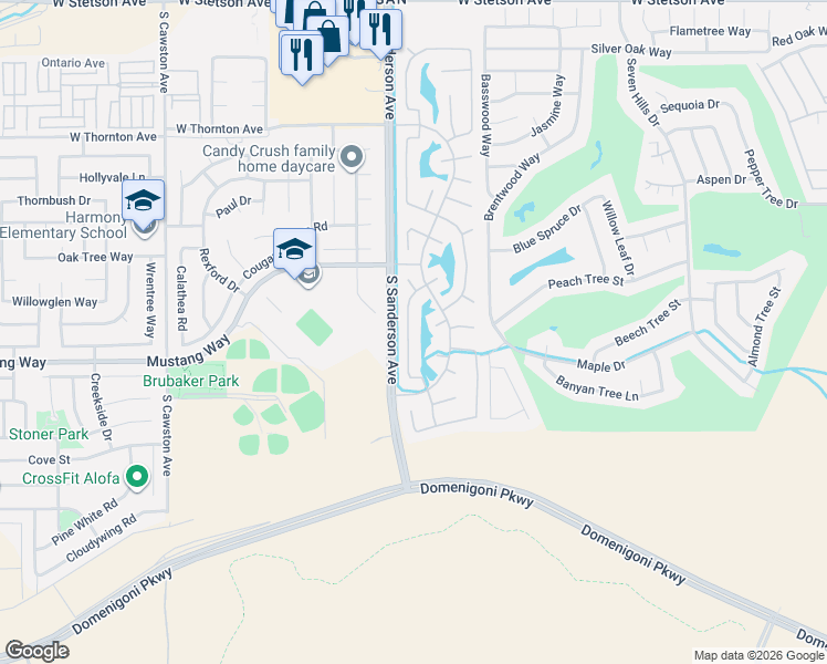 map of restaurants, bars, coffee shops, grocery stores, and more near 1678 Gazebo Lane in Hemet