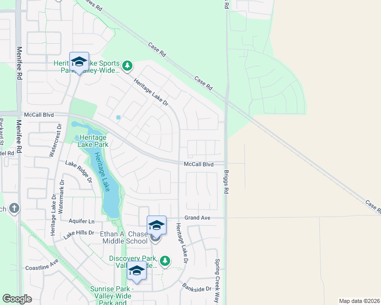 map of restaurants, bars, coffee shops, grocery stores, and more near 27610 Wendy Street in Menifee