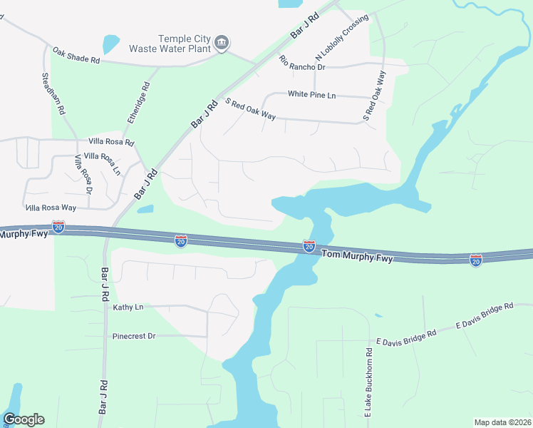 map of restaurants, bars, coffee shops, grocery stores, and more near 570 Clinton Drive in Temple