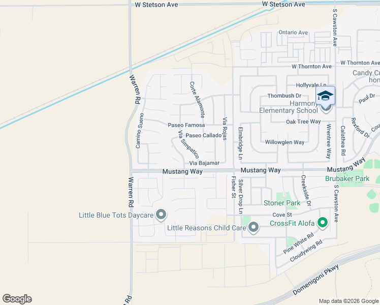 map of restaurants, bars, coffee shops, grocery stores, and more near 1669 Via Simpatico in Hemet