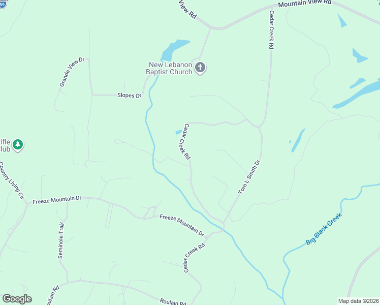 map of restaurants, bars, coffee shops, grocery stores, and more near 1081 Cedar Creek Road in Odenville