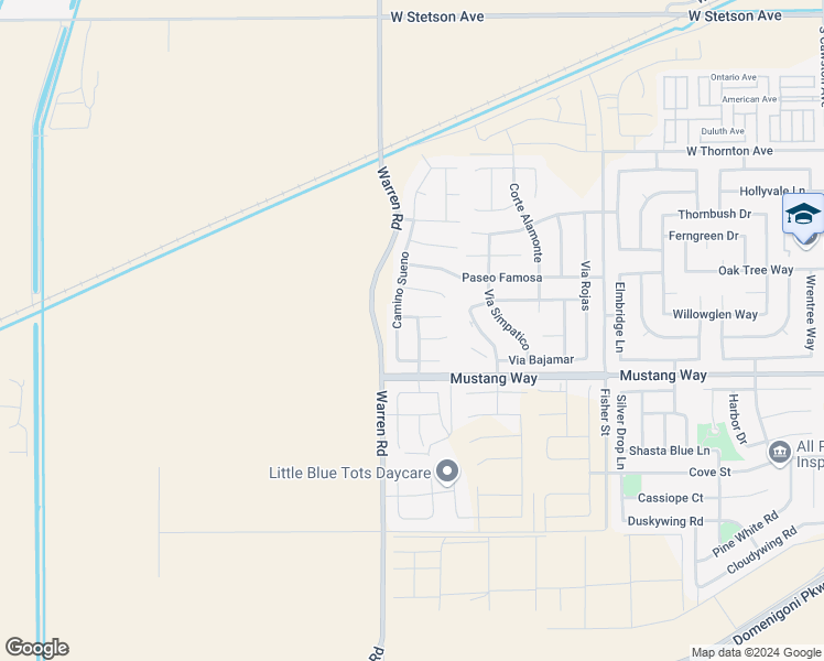 map of restaurants, bars, coffee shops, grocery stores, and more near 1641 Via Borrego in Hemet