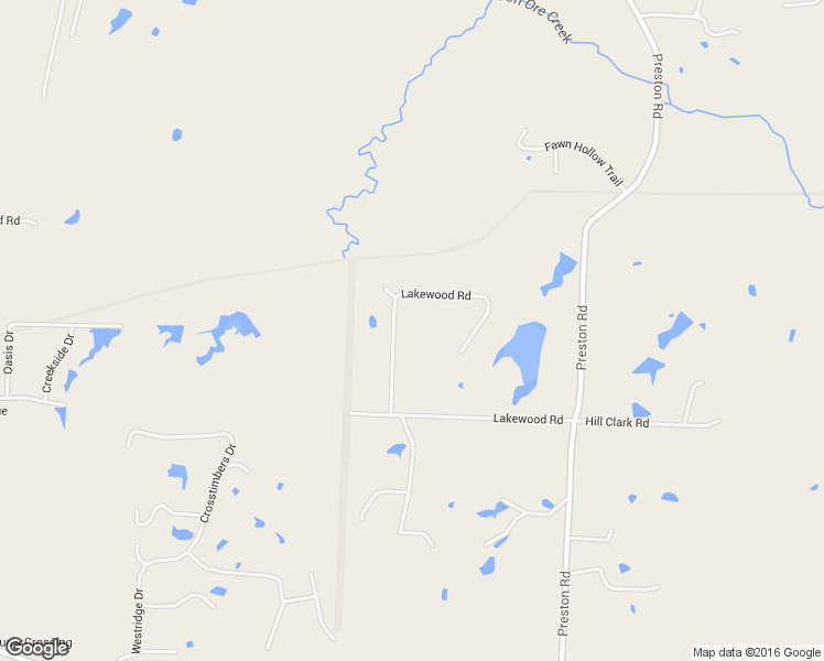 map of restaurants, bars, coffee shops, grocery stores, and more near 625 Lakewood Road in Denison