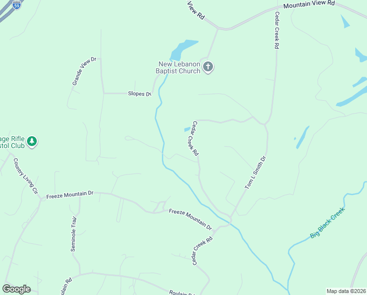 map of restaurants, bars, coffee shops, grocery stores, and more near 1081 Cedar Creek Road in Odenville