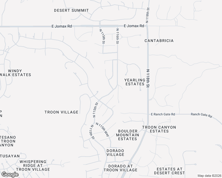 map of restaurants, bars, coffee shops, grocery stores, and more near 25720 North 115th Place in Scottsdale