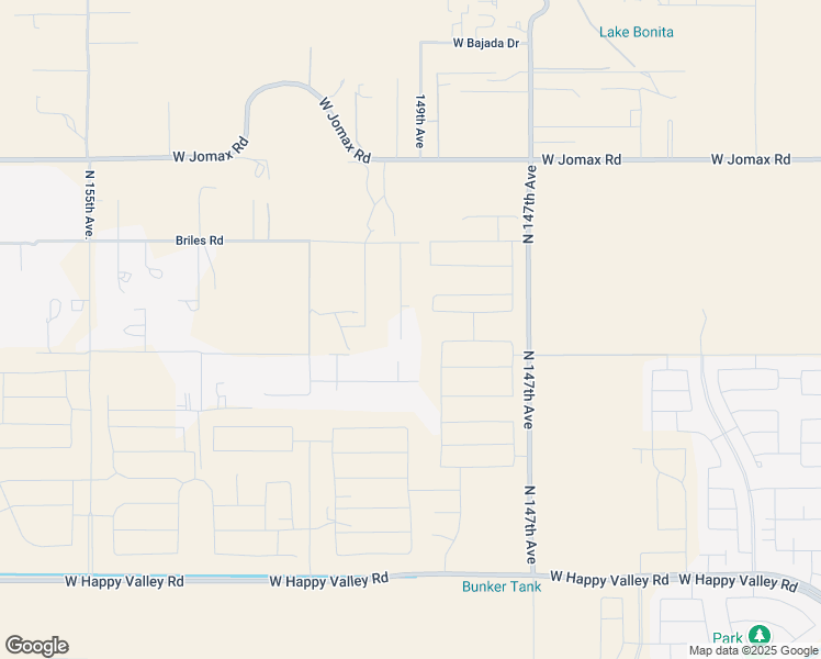 map of restaurants, bars, coffee shops, grocery stores, and more near 14906 West El Cortez Place in Surprise