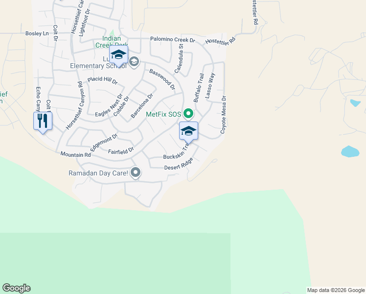 map of restaurants, bars, coffee shops, grocery stores, and more near 13838 Buckskin Trail Drive in Corona