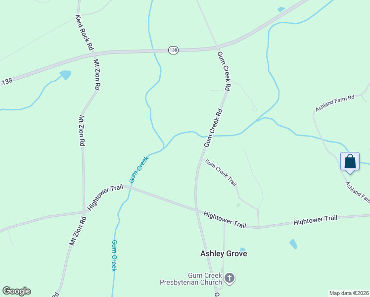 map of restaurants, bars, coffee shops, grocery stores, and more near 2995 Gum Creek Road in Oxford