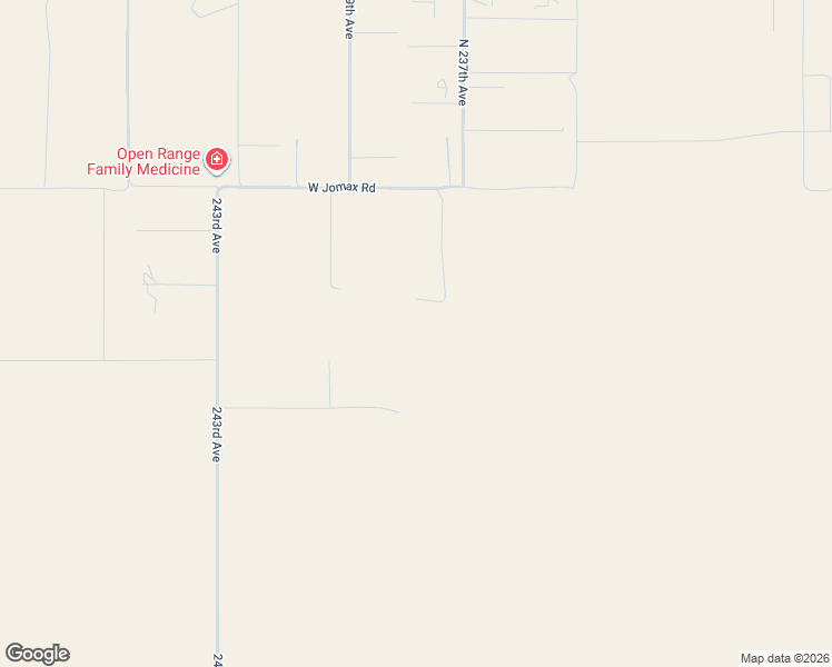 map of restaurants, bars, coffee shops, grocery stores, and more near 23851 West Tether Trail in Surprise