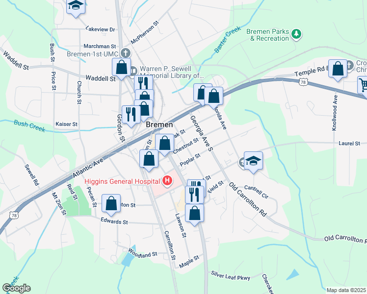 Chestnut Street, Bremen GA Walk Score