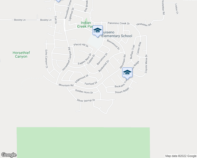 map of restaurants, bars, coffee shops, grocery stores, and more near 13520 Leafwood Drive in Corona