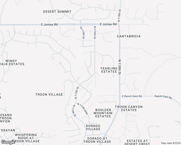 map of restaurants, bars, coffee shops, grocery stores, and more near 25759 North 115th Place in Scottsdale