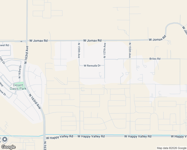 map of restaurants, bars, coffee shops, grocery stores, and more near 15728 West Prickly Pear Trail in Surprise