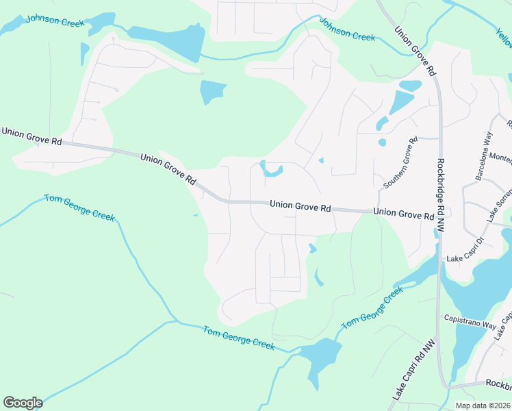 map of restaurants, bars, coffee shops, grocery stores, and more near 7807 Union Grove Road in Lithonia