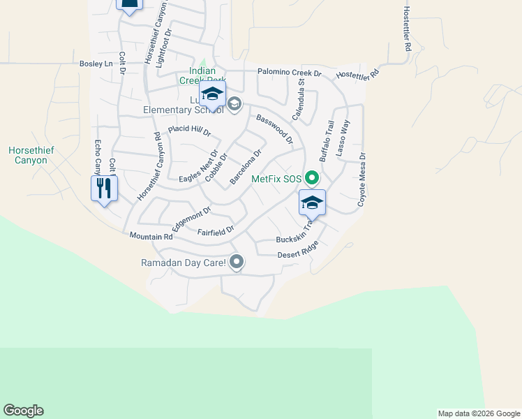 map of restaurants, bars, coffee shops, grocery stores, and more near 27531 Fallbrook Court in Corona