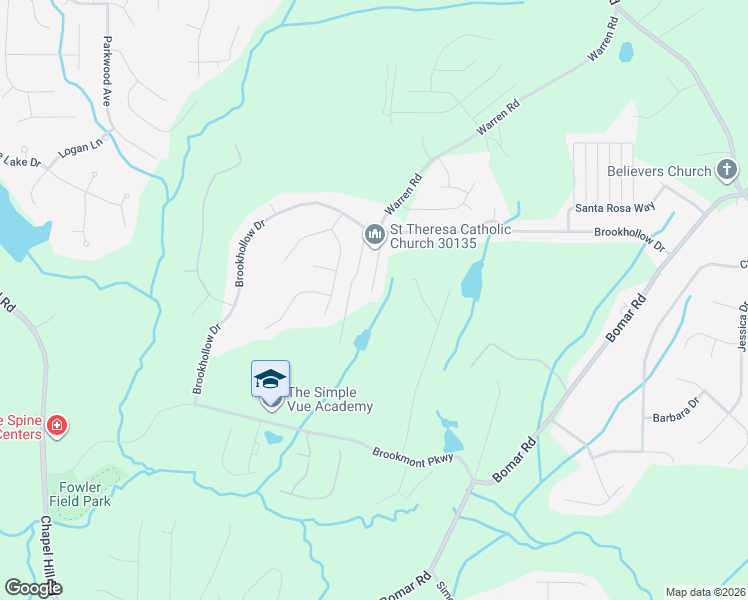 map of restaurants, bars, coffee shops, grocery stores, and more near 3111 Bonita Springs Court in Douglasville