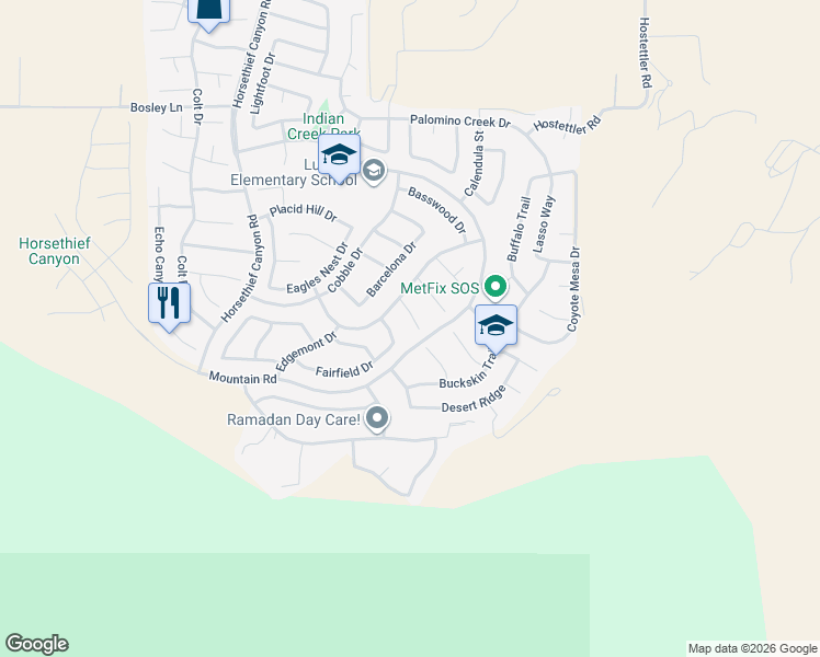 map of restaurants, bars, coffee shops, grocery stores, and more near 27531 Fallbrook Court in Corona