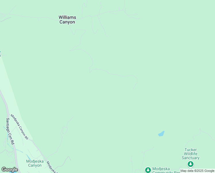 map of restaurants, bars, coffee shops, grocery stores, and more near Silverado Canyon Road in Silverado