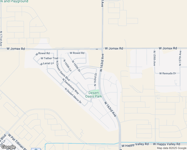 map of restaurants, bars, coffee shops, grocery stores, and more near 16442 West Remuda Drive in Surprise