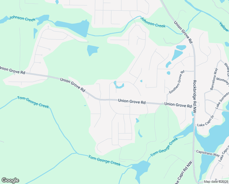 map of restaurants, bars, coffee shops, grocery stores, and more near 2458 Overlook Avenue in Lithonia