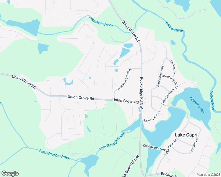 map of restaurants, bars, coffee shops, grocery stores, and more near 2198 Terrance Court in Lithonia
