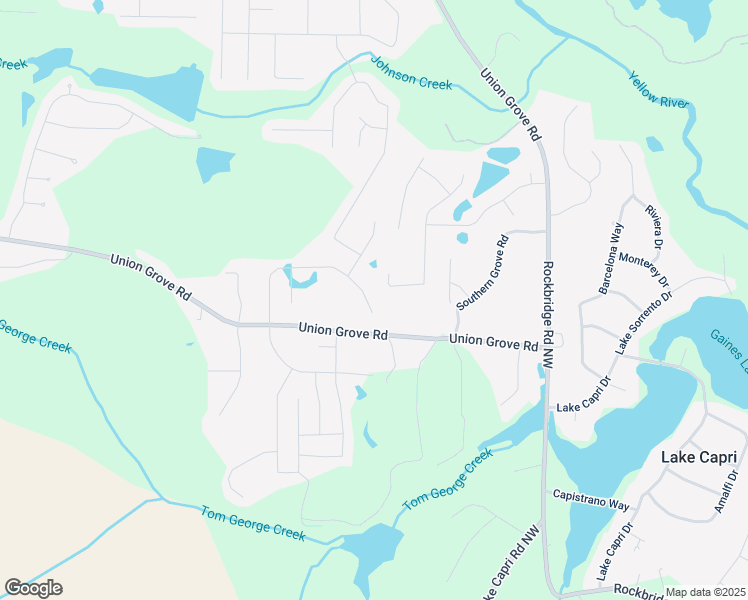 map of restaurants, bars, coffee shops, grocery stores, and more near 2289 Overlook Avenue in Lithonia