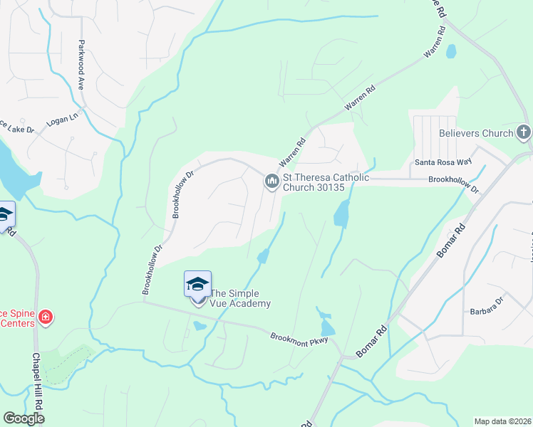map of restaurants, bars, coffee shops, grocery stores, and more near 3081 Bonita Springs Ct in Douglasville