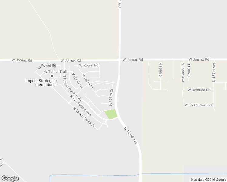 map of restaurants, bars, coffee shops, grocery stores, and more near 25997 North 163rd Drive in Surprise