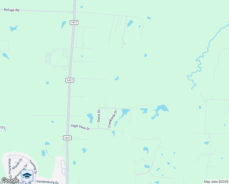 map of restaurants, bars, coffee shops, grocery stores, and more near 292 Pecan Orchard Road in Denison