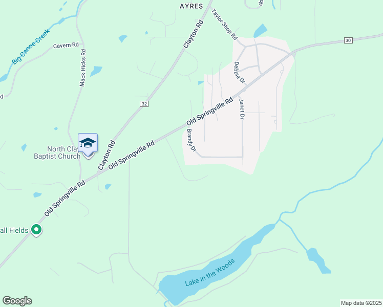 map of restaurants, bars, coffee shops, grocery stores, and more near 641 Brandy Drive in Trussville