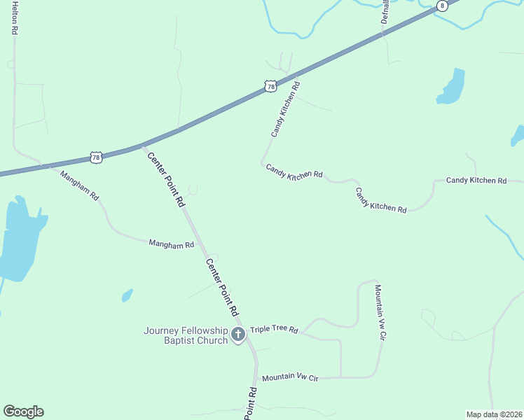 map of restaurants, bars, coffee shops, grocery stores, and more near 183 Candy Kitchen Road in Bremen