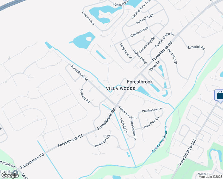 map of restaurants, bars, coffee shops, grocery stores, and more near 428 Villa Woods Drive in Myrtle Beach