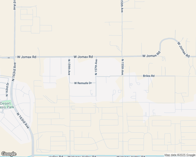 map of restaurants, bars, coffee shops, grocery stores, and more near 26113 North 157th Avenue in Surprise