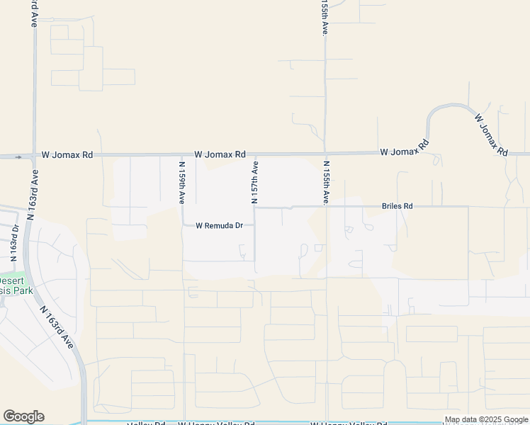 map of restaurants, bars, coffee shops, grocery stores, and more near 26113 North 157th Avenue in Surprise