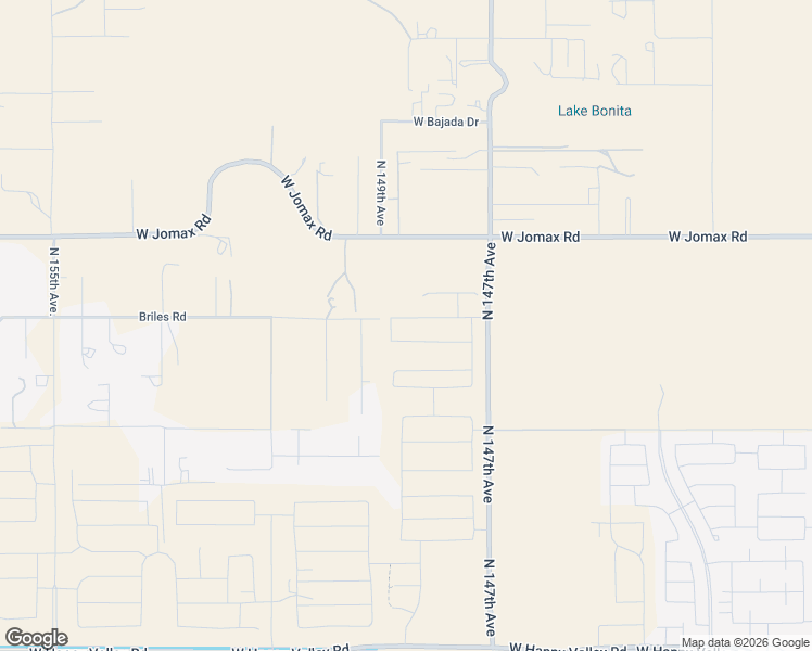 map of restaurants, bars, coffee shops, grocery stores, and more near 14915 West Briles Road in Sun City