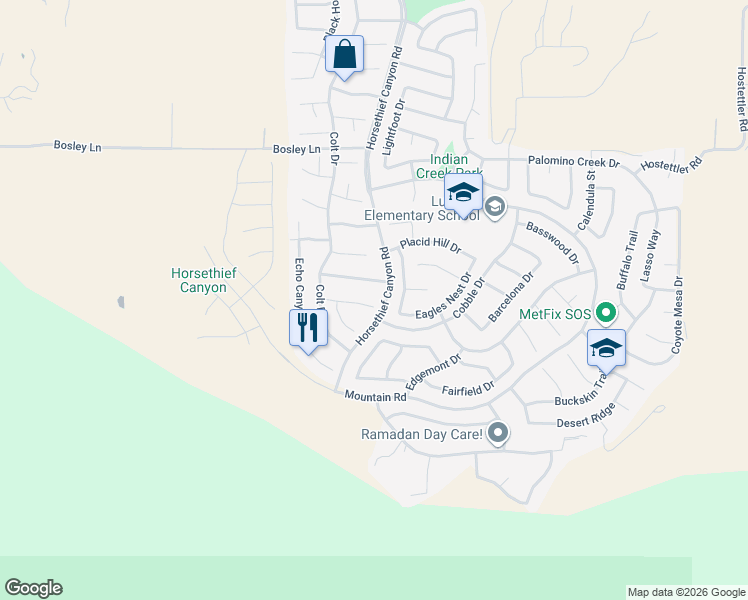 map of restaurants, bars, coffee shops, grocery stores, and more near 27476 Eagles Nest Drive in Corona