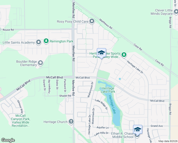 map of restaurants, bars, coffee shops, grocery stores, and more near 29188 Shipwright Drive in Menifee