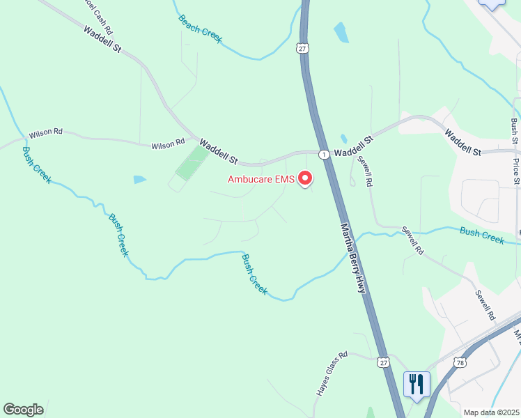 map of restaurants, bars, coffee shops, grocery stores, and more near 326 Mill Run in Bremen